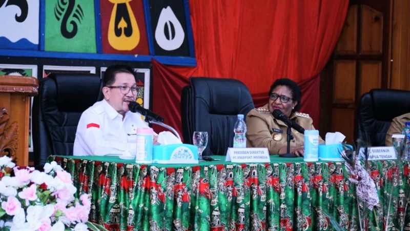 Presiden Direktur Freeport Indonesia Silaturahmi ke Pj.Gubernur Papua Tengah