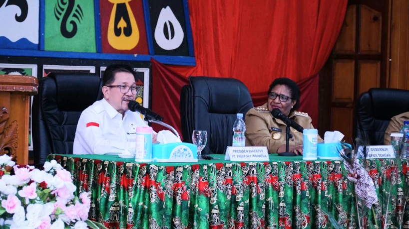 Presiden Direktur Freeport Indonesia Silaturahmi ke Pj.Gubernur Papua Tengah