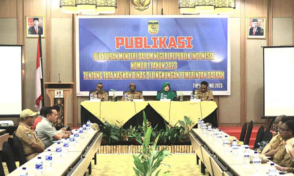 Bagian Hukum Gelar Publikasi Permendagri Nomor 1 Tahun 2023