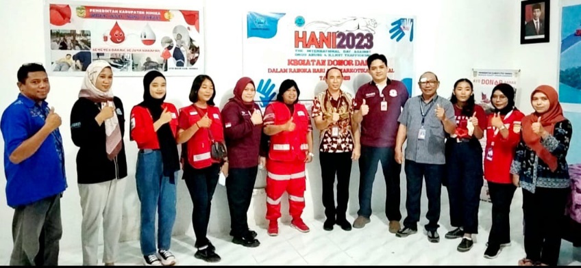 BNNK Mimika Gelar Kegiatan Donor Darah