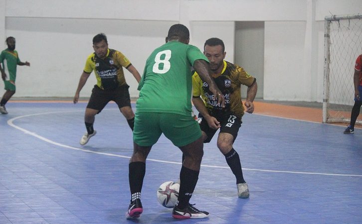 Tim Futsal Allstar Persemi Petik Kemenangan Perdana Turnamen Futsal AMKI