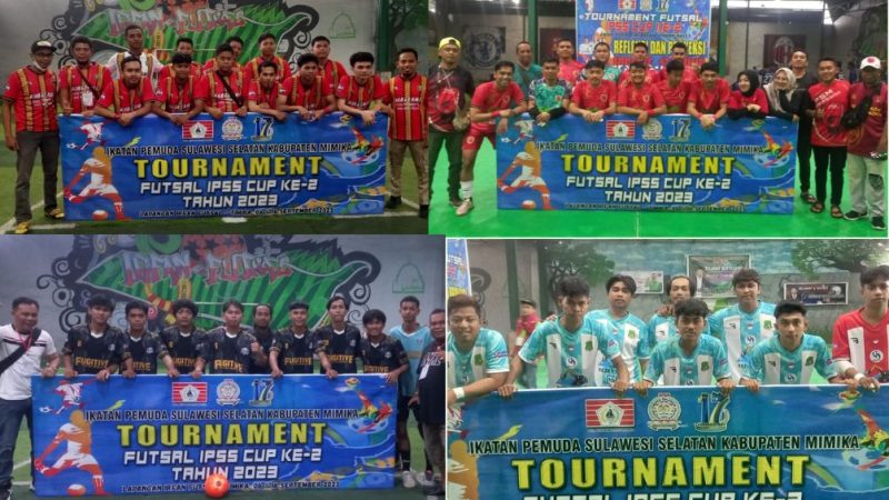 Ini 8 Tim Yang Lolos Babak Perdelapan Final Turnamen Futsal IPSS Mimika ke II