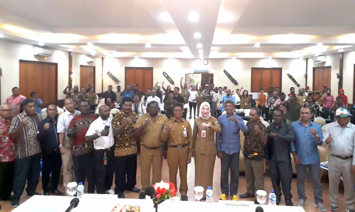 Kesbangpol Mimika Gelar Pertemuan Bersama Ormas di Kabupaten Mimika, Ini yang Disosialisasikan