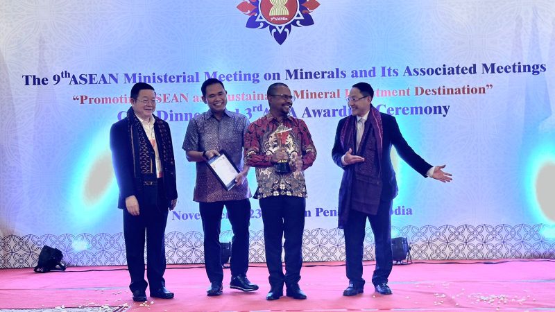 PT Freeport Indonesia Raih Penghargaan Good Mining Practice Pada ASEAN Mineral Awards 2023