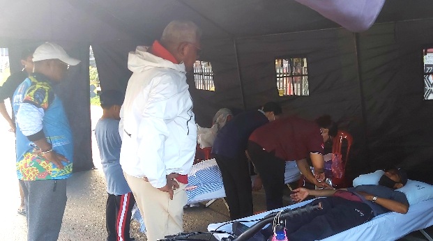 Warga antusias Datangi Stand PMI saat CFD