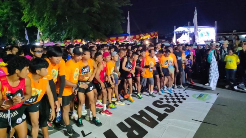 Timika Night Run Sukses di Gelar, Lomba Lari Dengan Peserta Terbanyak di Timika