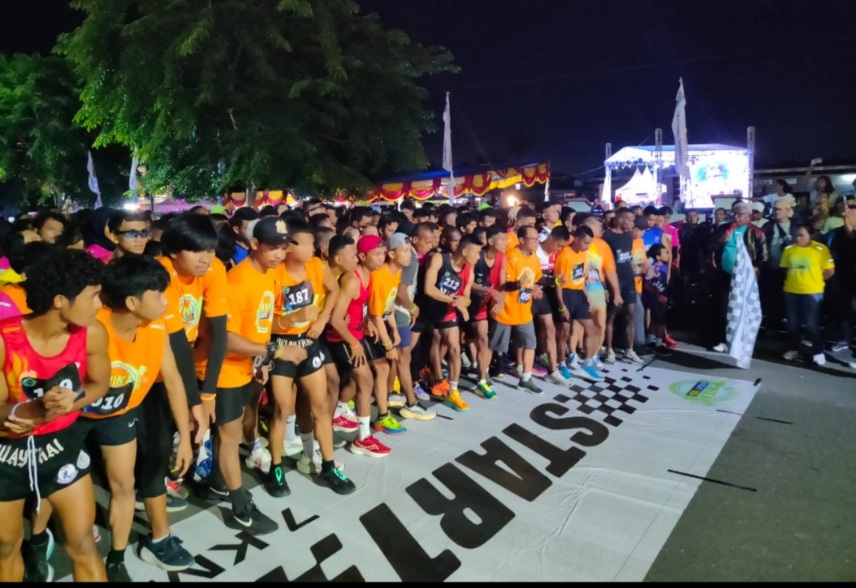 Timika Night Run Sukses di Gelar, Lomba Lari Dengan Peserta Terbanyak di Timika