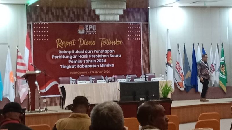 Pleno Hari 3 Di Skor Hingga Pukul 2 Siang, Dete Abugau : PPD Distrik Belum Siapkan Data Sirekap