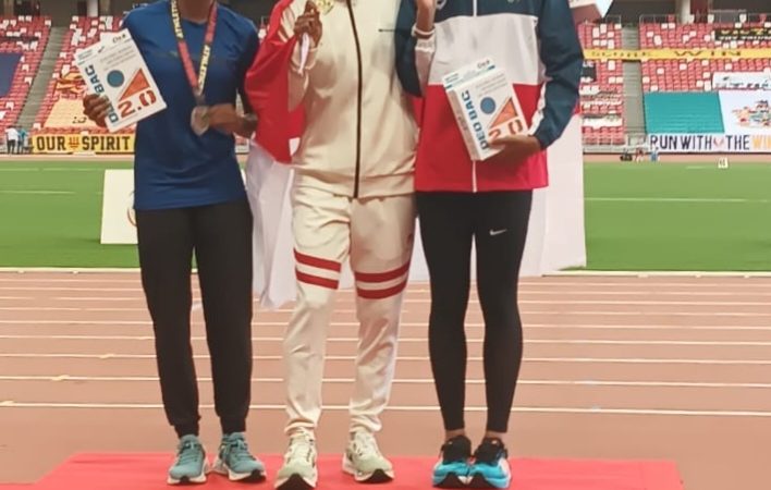 Tim Pelatnas Atletik Mimika Raih 4 Medali di Ajang 84th Singapore Open