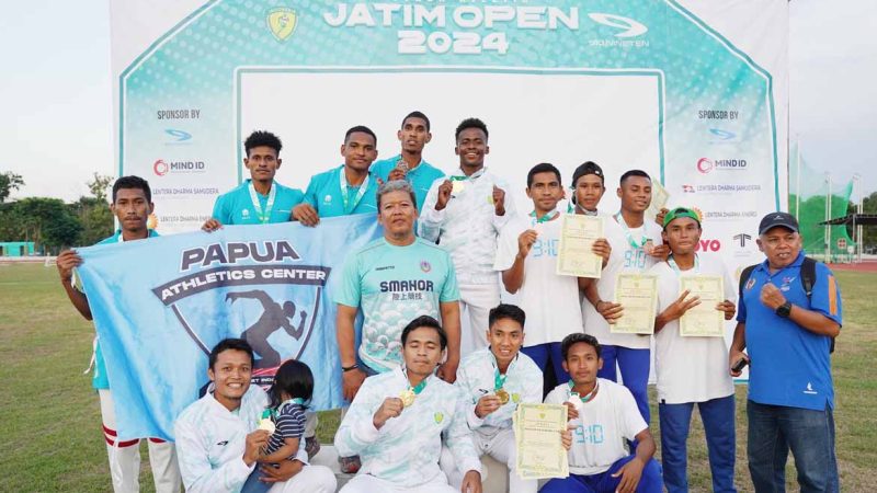 Atlet PAC Binaan PTFI Raih 8 Medali di Kejurda Atletik Jatim Open 2024