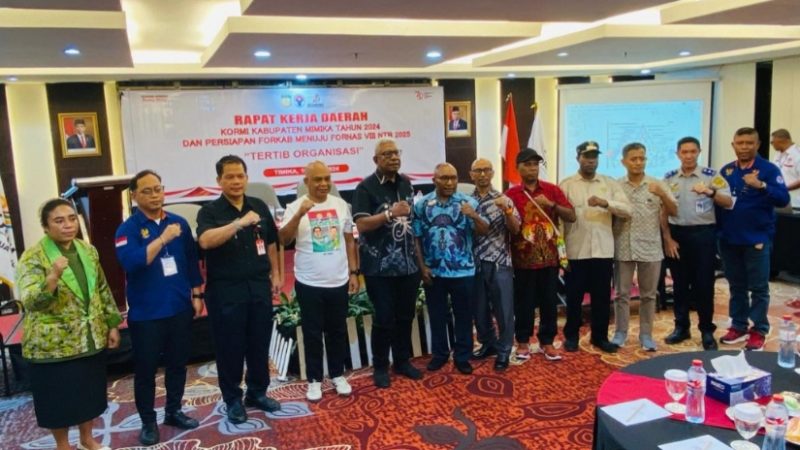 Bupati Johannes Rettob Buka Rakerda Kormi Mimika 2024