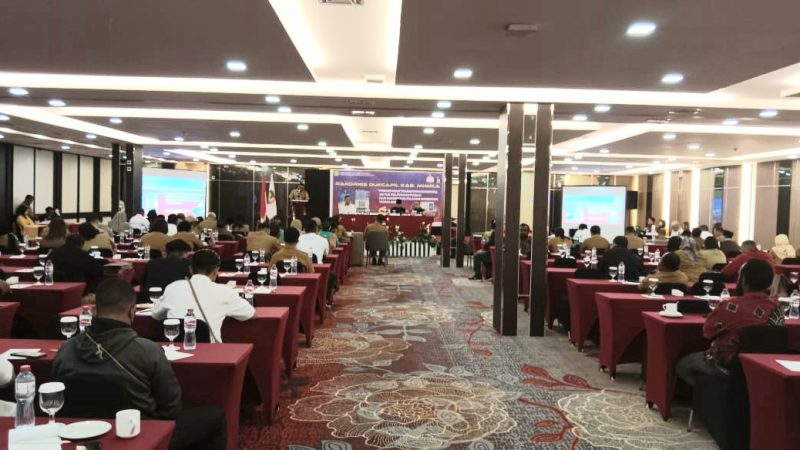 Dukcapil Mimika Gelar Rakornis Percepatan Transformasi Digital Untuk Pelayanan Publik Dan Suksesnya Pilkada Serentak Tahun 2024