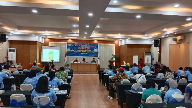 Libatkan Berbagai Unsur, Perpustakaan Mimika Gelar Sosialisasi Transformasi Berbasis Inklusi Sosial