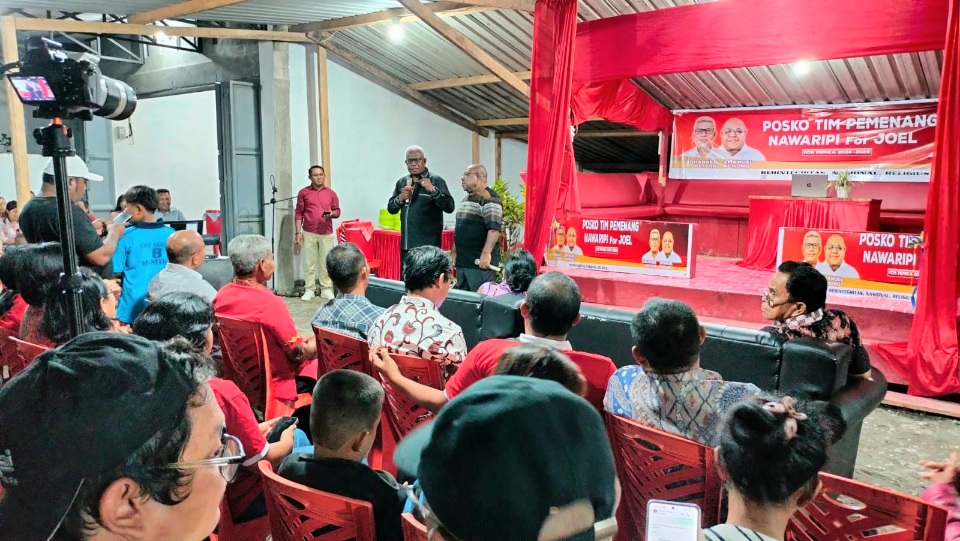Warga Antusias Hadiri Peresmian Posko Pemenangan Nawaripi For JOEL