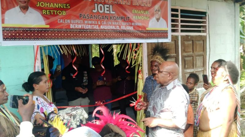 Masyarakat Kwamki Baru Komitmen Bungkus Untuk Kemenangan JOEL