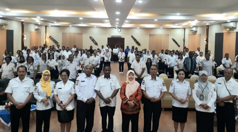 Hadirkan ANRI, Dinas Perpustakaan Mimika Gelar Sosialisasi Terkait Ini…!!! 