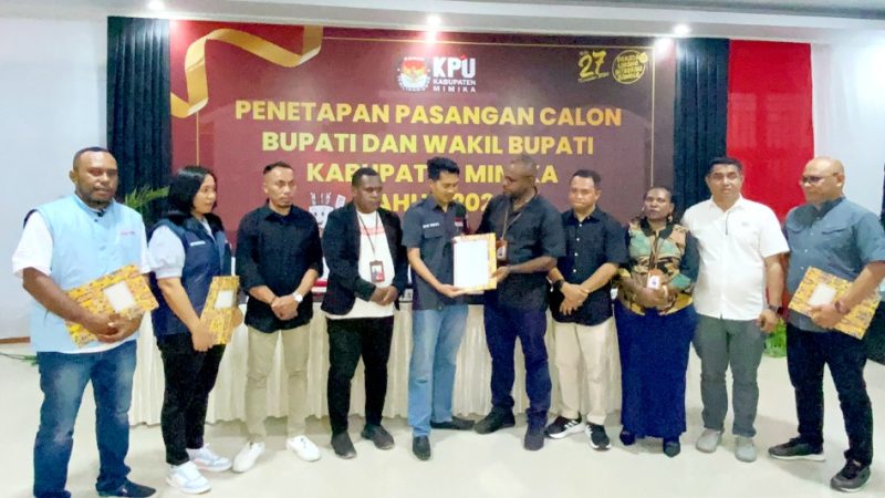 SAH, KPU Tetapkan Tiga Paslon di Pilkada 2024, Besok Pengundian Nomor Urut
