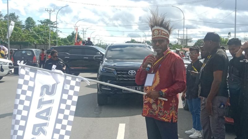Paslon JOEL, MP3 dan AIYE Hadiri Kampanye Damai di Mimika