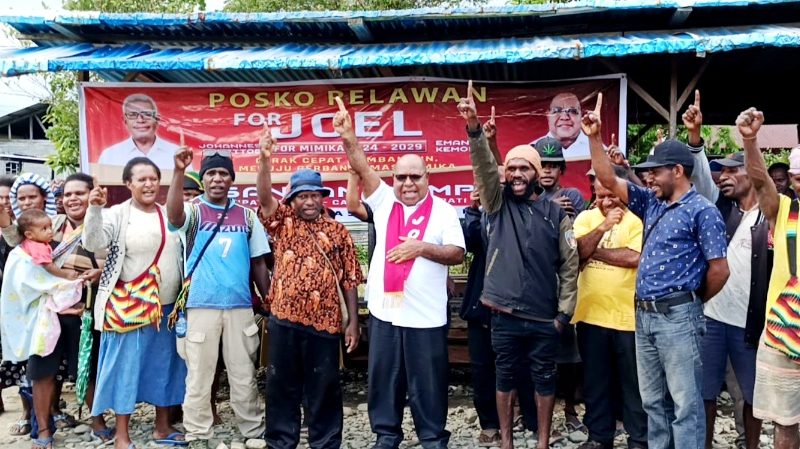 Ikatan Keluarga Besar Wagamo Dukung JOEL, Kepala Suku: Kami Tidak Main-main