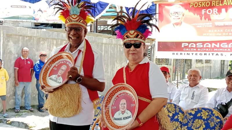 Piring Gantung Bergambar JOEL Simbol Dukungan Relawan Karang Panas KM 5