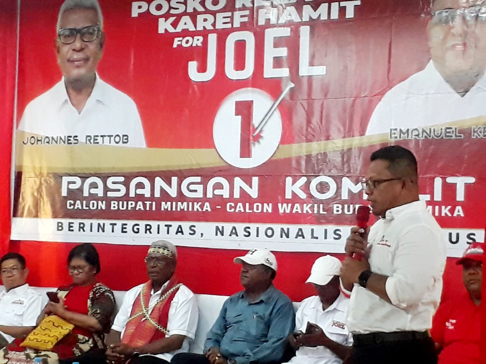 Pemimpin Semua Golongan di Mimika, JOEL Menang Rakyat Sejahtera