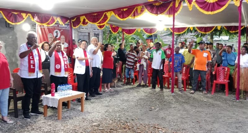 Warga Posko Jaskeb : Kami Akan Berjalan Kaki Menuju TPS Coblos JOEL