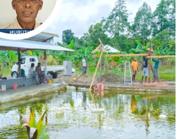 Kolam Pemancingan Ikan di Kampung Nawaripi Segera diresmikan, Norman : Putra Daerah Jadi Pengelola 