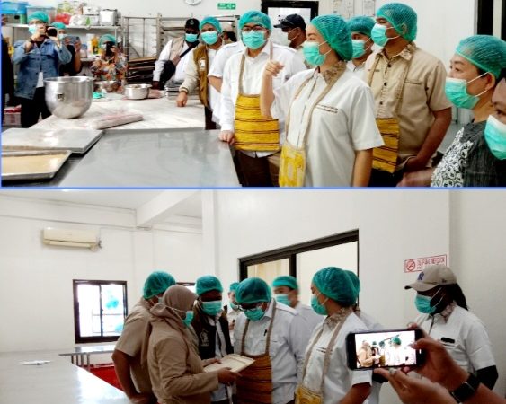 Anggota DPR-RI Saraswati Tinjau Kesiapan Dapur Umum Makan Gratis di Timika 