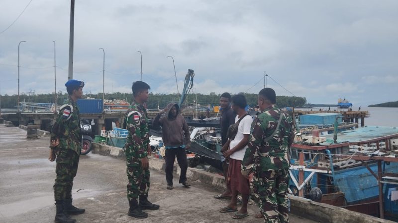 Jaga Keamanan Laut, Lanal Timika Terus Pantau Perairan Mimika, Dengan Intensifkan Patroli Gabungan