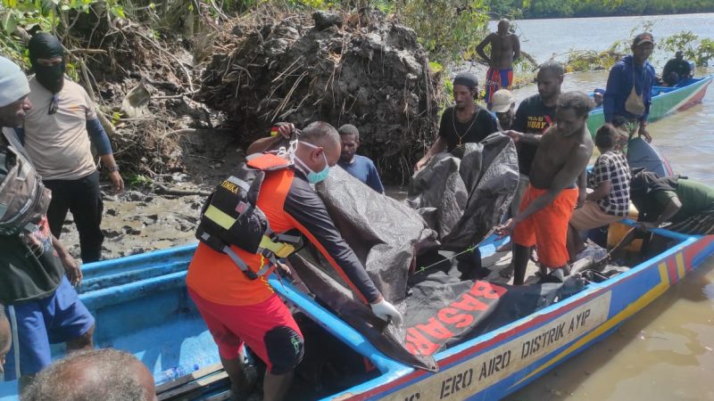 Korban Laka Laut di Perairan Kali Betc Asmat Ditemukan Meninggal Dunia 