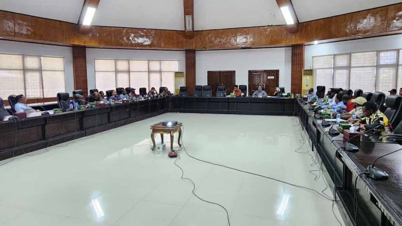 Gelar Rapat Internal, Ini Agenda Yang Dibahas DPRD Mimika Hari Ini