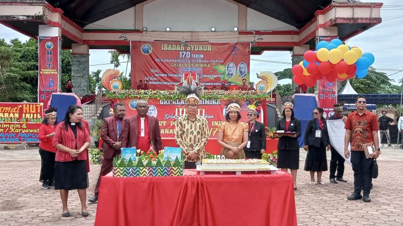 Hadiri Perayaan HUT Pekabaran Injil di Mimika, Berikut Pesan Pj Bupati