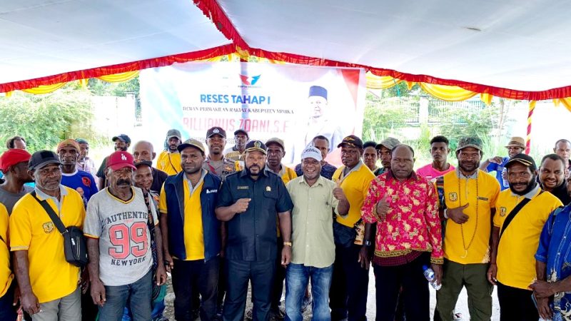 Anggota DPRK Mimika Billianus Zoani Jaring Aspirasi di Kampung Hangaitji pada Reses Tahap I 