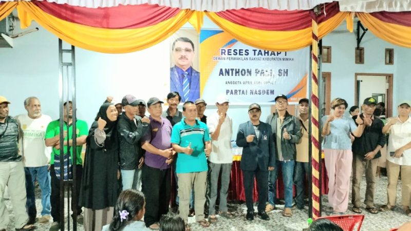 Warga Apresiasi Politisi Senior Anthon Pali, Banyak Usulan Warga Yang Sudah Terealisasi