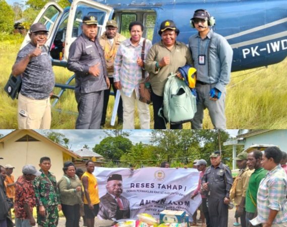 Reses di Agimuga, Anggota DPRK Mimika, Anton Alom Menerima Sejumlah Usulan Prioritas