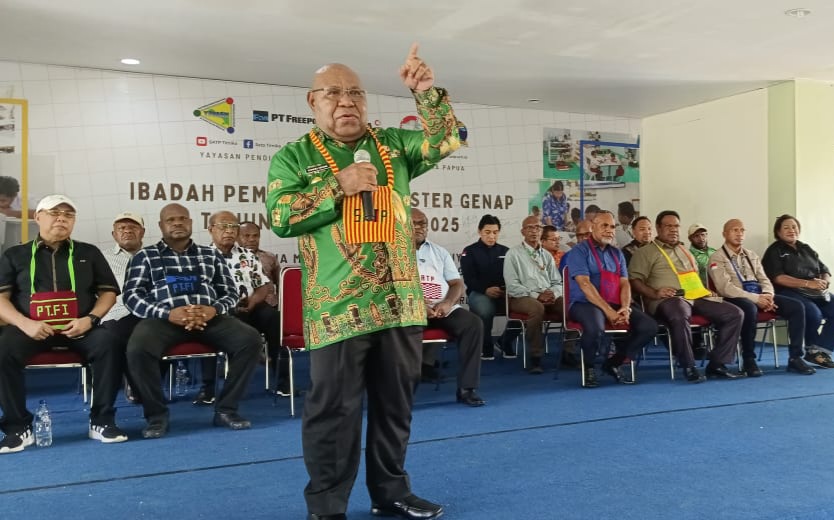 Wakil Bupati Mimika : Tidak Boleh Putus Asa, Harus Terus Bergerak Maju