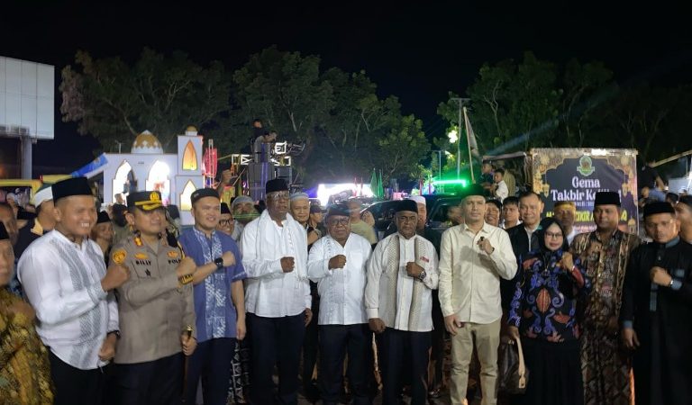 Pawai Takbiran Berlangsung Meriah, Dilepas Secara Resmi Oleh Bupati dan Wabup Mimika