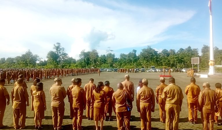 Bupati Mimika Ingatkan Tiap OPD Wajib Laksanakan Apel Pagi, Simak Pesan Selanjutnya