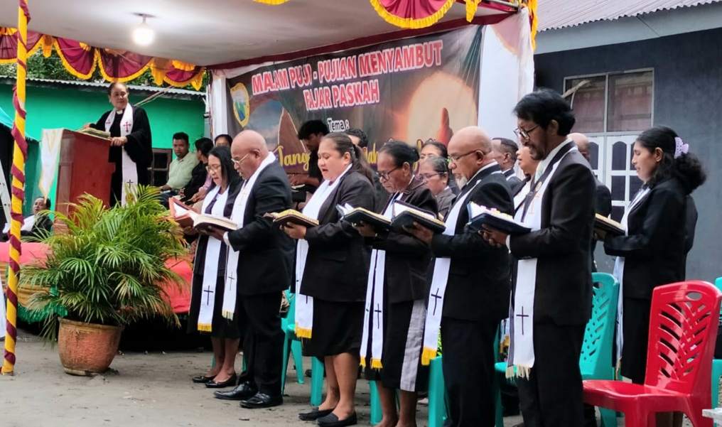 Sambut Fajar Paskah, Jemaat GKI Ebenhaezer Dapat Menceritakan Kabar Sukacita Keselamatan Kepada Orang Lain