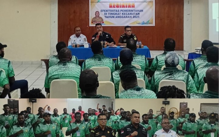 Gandeng Kejaksaan Negeri Timika, Pemdis Jita Sosialisasikan Efektivitas Pemerintahan, Serta Kenalkan Program JAGA DESA