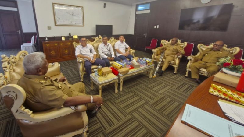 Pererat Sinergi dalam Membangun Infrastruktur Kelistrikan,PT PLN UP3 Timika Audiens Dengan Bupati dan Wabup Mimika