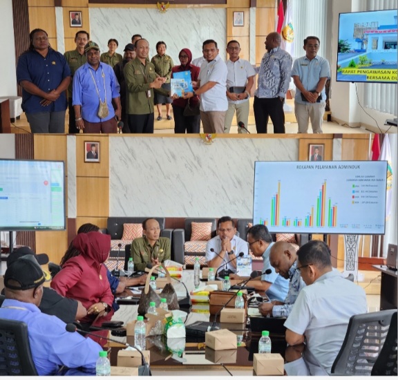 Komisi III DPRK Mimika Apresiasi Inovasi Pelayanan Dukcapil Mimika