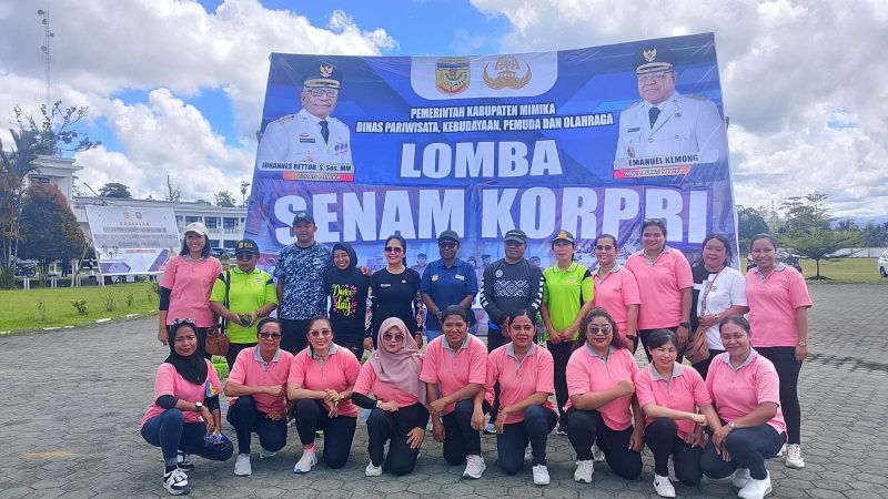 Songsong HUT KORPRI ke-54, Disparbudpora Mimika Gelar Perlombaan 