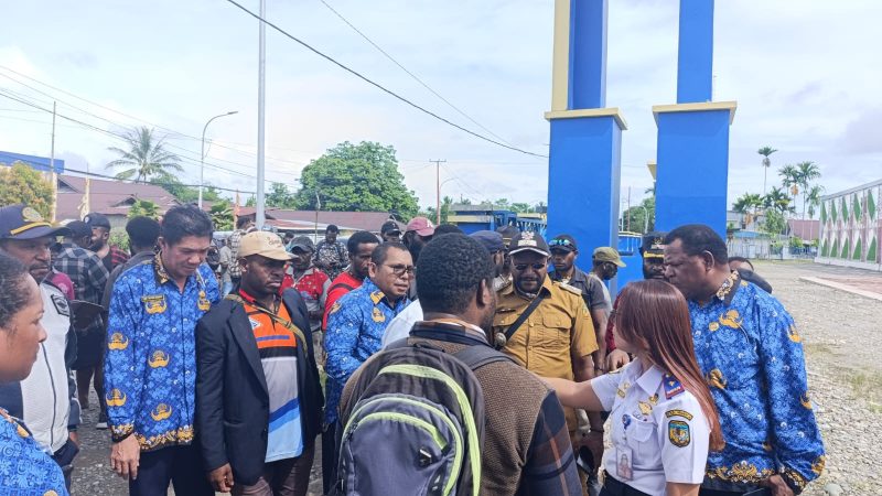 Dua Tahun Tidak Ada Penerbangan, Masyarakat Arwanop dan Duma Datangi Kantor Dishub Mimika