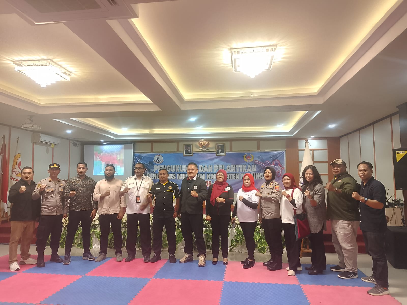 Resmi Dilantik, Fandanita Silimang Nahkodai Muaythai Mimika Masa Bakti 2025-2029