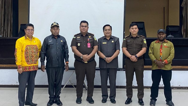 RDP Komisi I DPRK Dengan Kejaksaan Negeri Timika, Bahas Upaya Penegakkan Hukum 