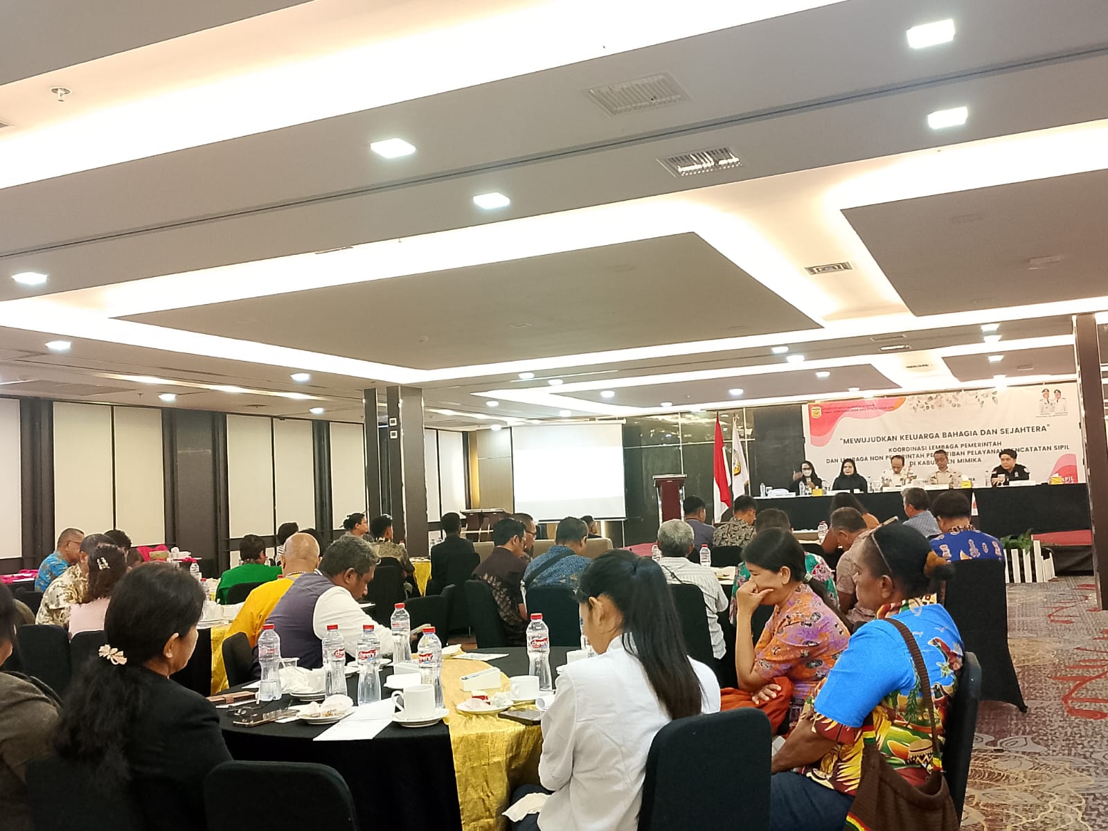 Wujudkan Pelayanan Tertib Administrasi, Disdukcapil Mimika Gelar Koordinasi Antar Lembaga