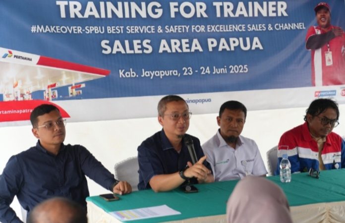 Pertamina Patra Niaga Regional Papua Maluku Perkuat Aspek Service & Safety SPBU Lewat Sosialisasi