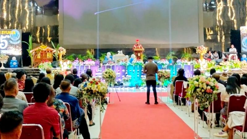 HUT KKBSU ke-25, Bupati Mimika: Jadilah Wadah Toleransi Wujudkan Mimika Rumah Kita Bersama