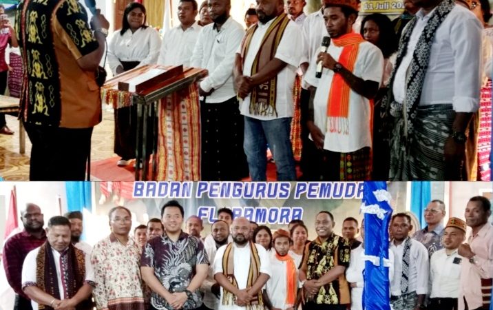 RESMI! Badan Pengurus Pemuda Flobamora Mimika dilantik, Pemuda : Bae Sonde Bae Flobamora Lebe Bae   